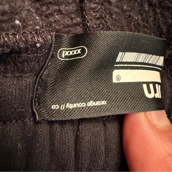 Turn Up Turn Down Barcode Joggers 365 Baggy Sweatpants Size 4XL Smiley Face